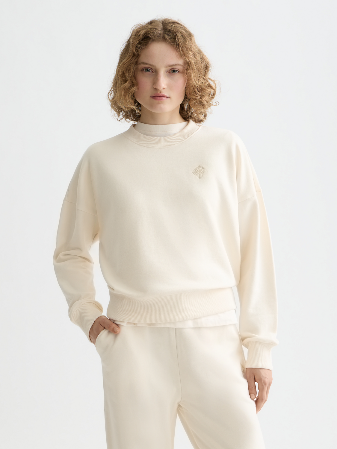 Core Embroidered Logo Sweatshirt