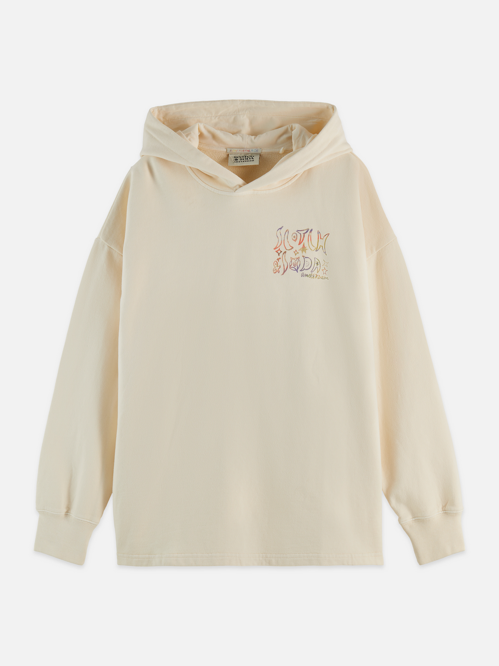 Kapuzenpullover mit Used-Look-Artwork
