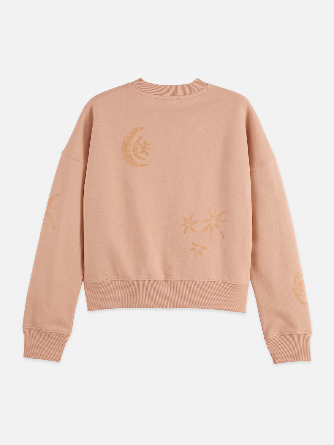 Sweat-shirt coupe décontractée avec imprimé floqué