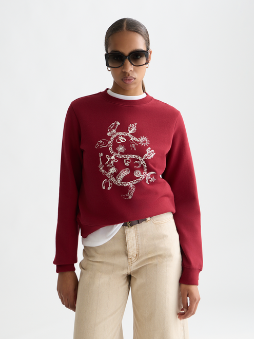 Chest Artwork Regular-Fit Sweatshirt