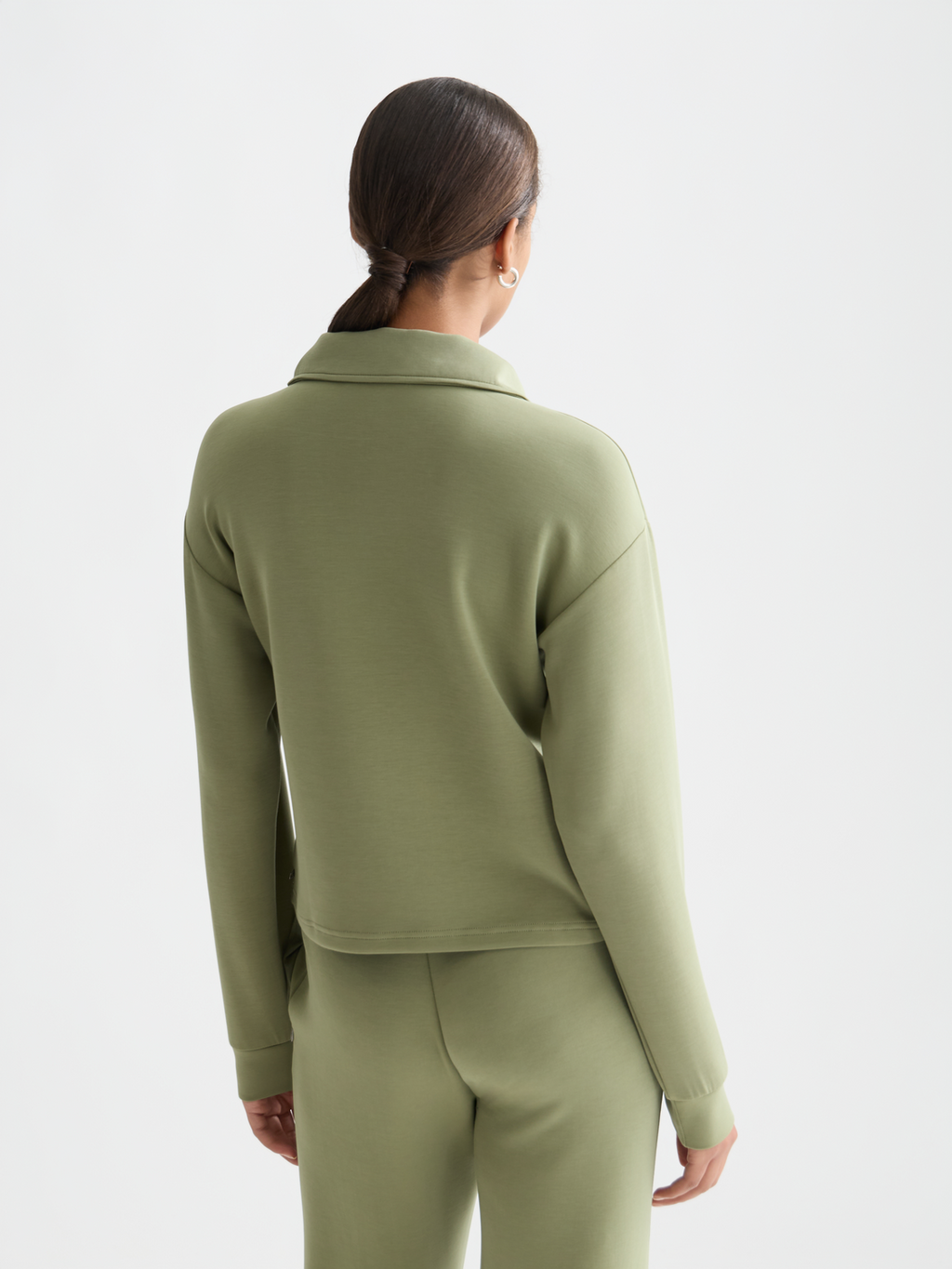 Zip Through Tencel Sweatshirt