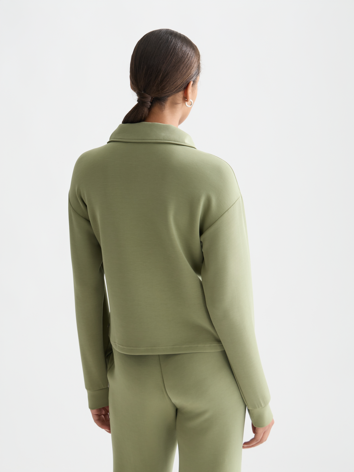 Zip Through Tencel Sweatshirt