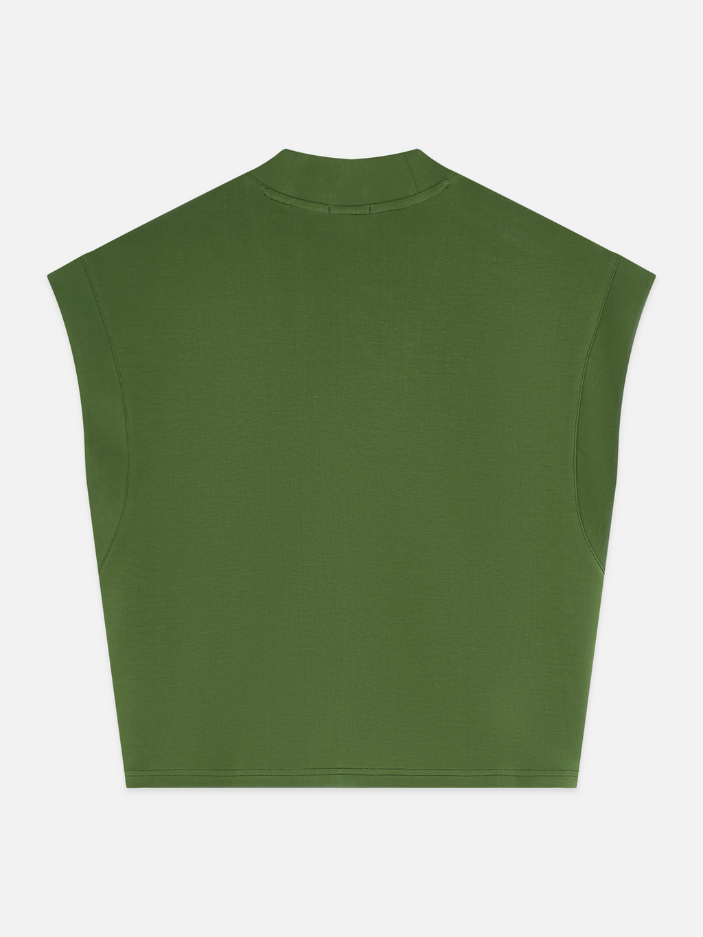 Tencel V-Neck Shortsleeved Sweatshirt