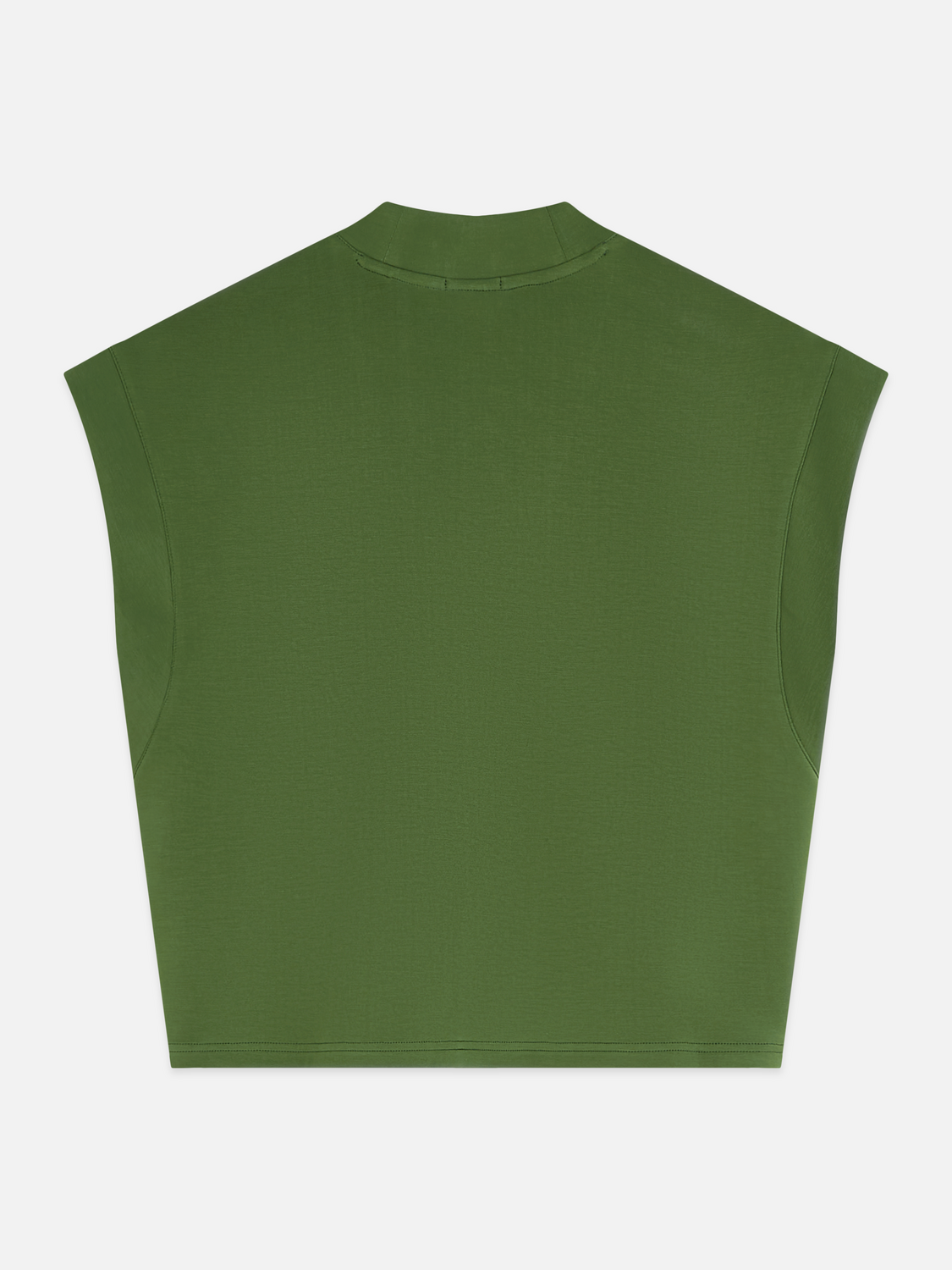 Tencel V-Neck Shortsleeved Sweatshirt