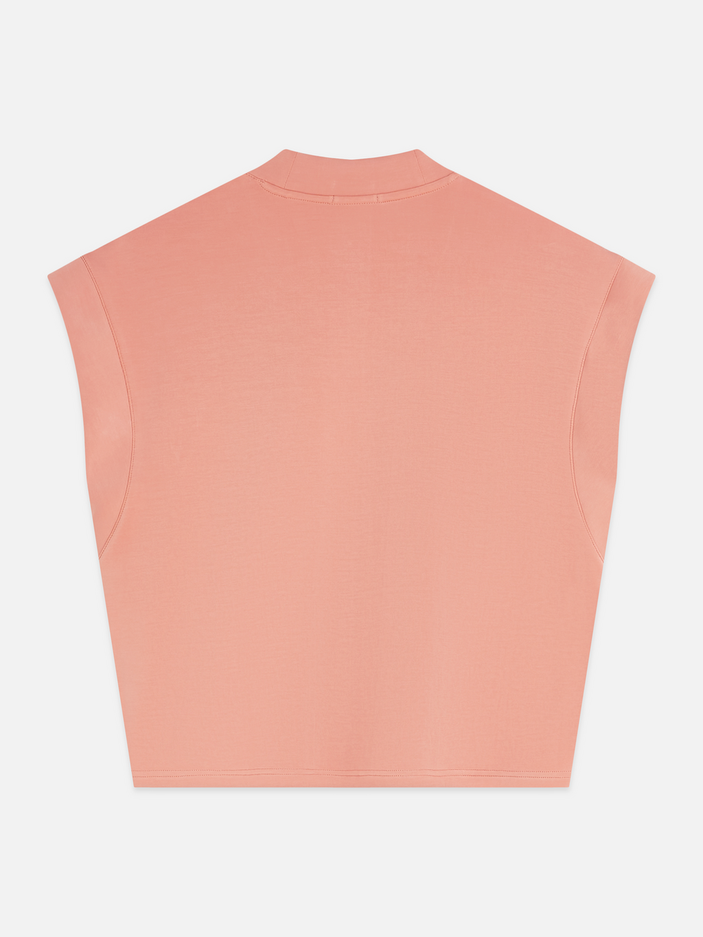 Tencel V-Neck Short-Sleeved Sweatshirt
