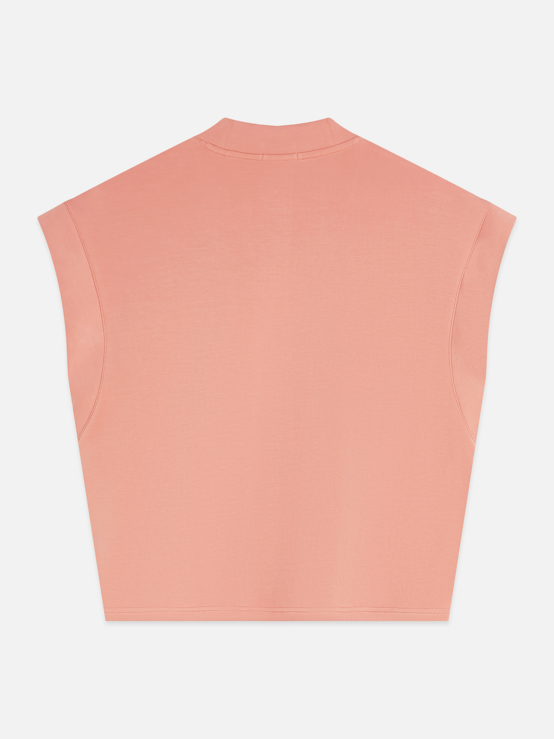 Tencel V-Neck Short-Sleeved Sweatshirt