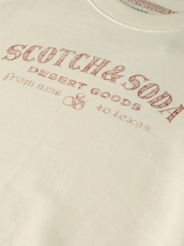 Short-sleeve Artwork Sweatshirt
