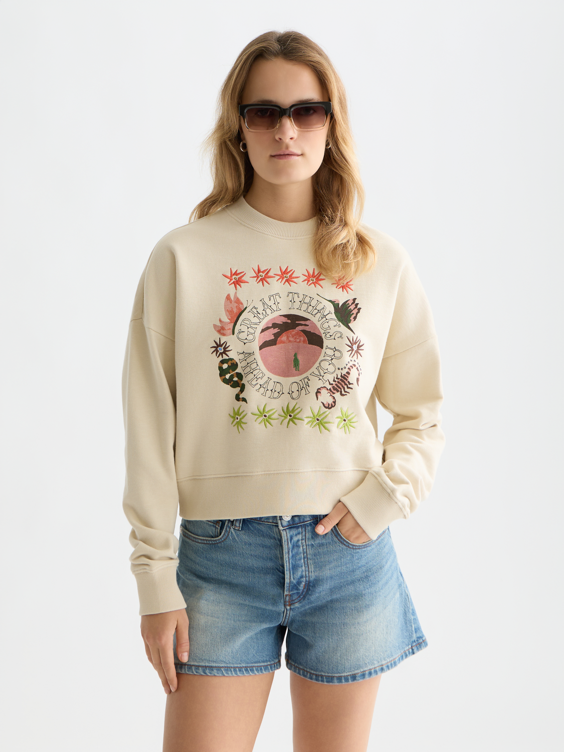 Artwork Relaxed-Fit Sweatshirt