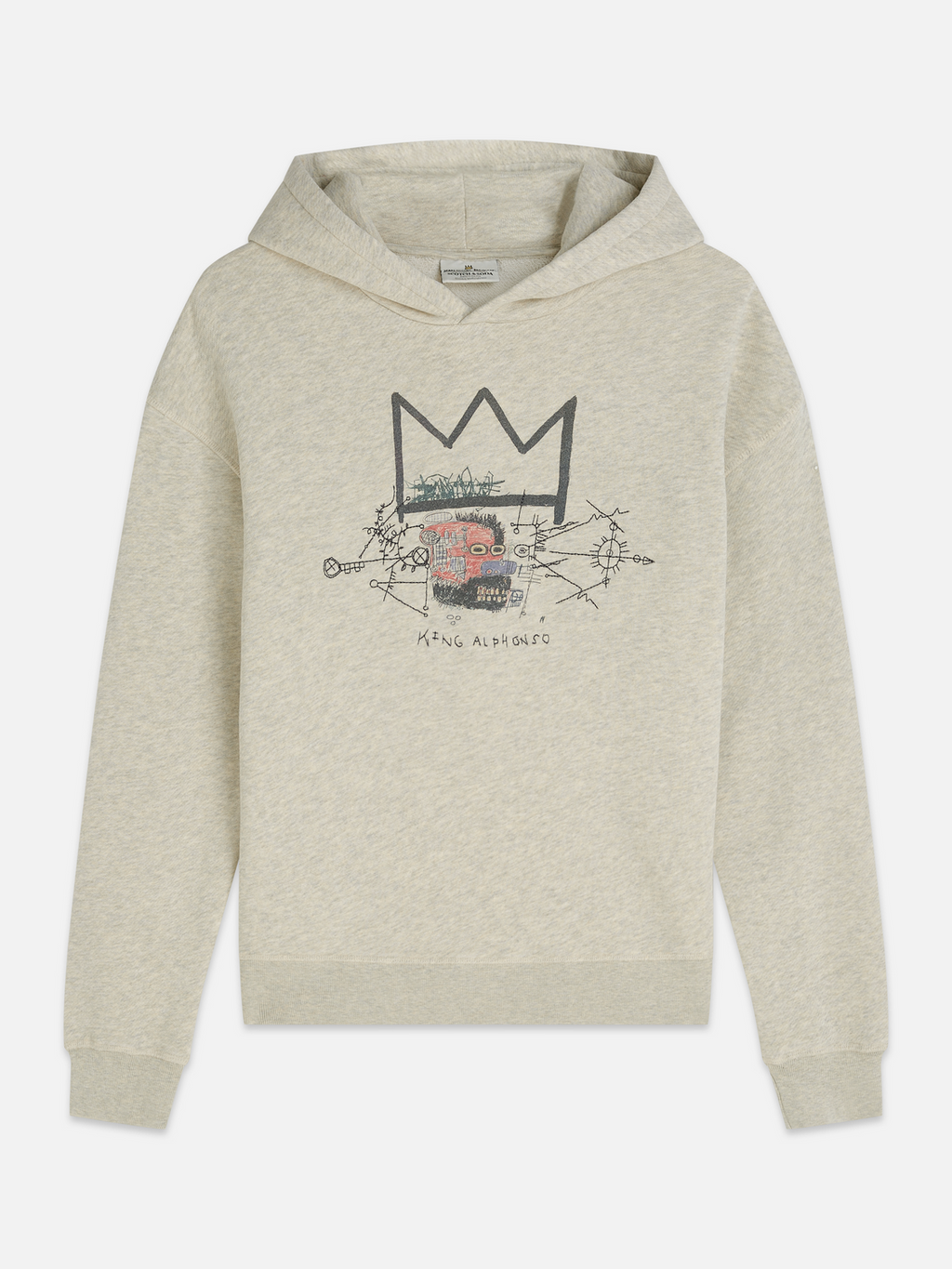 Scotch & Soda x Basquiat Hoodie mit gewaschenem Artwork