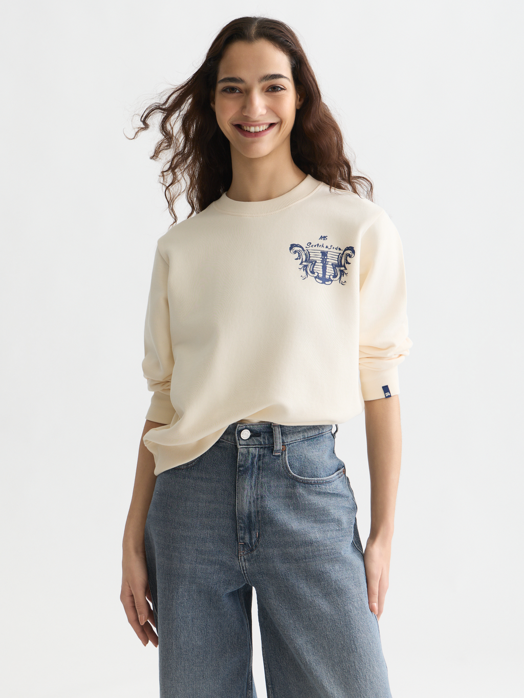 Chest Artwork Regular-Fit Sweatshirt