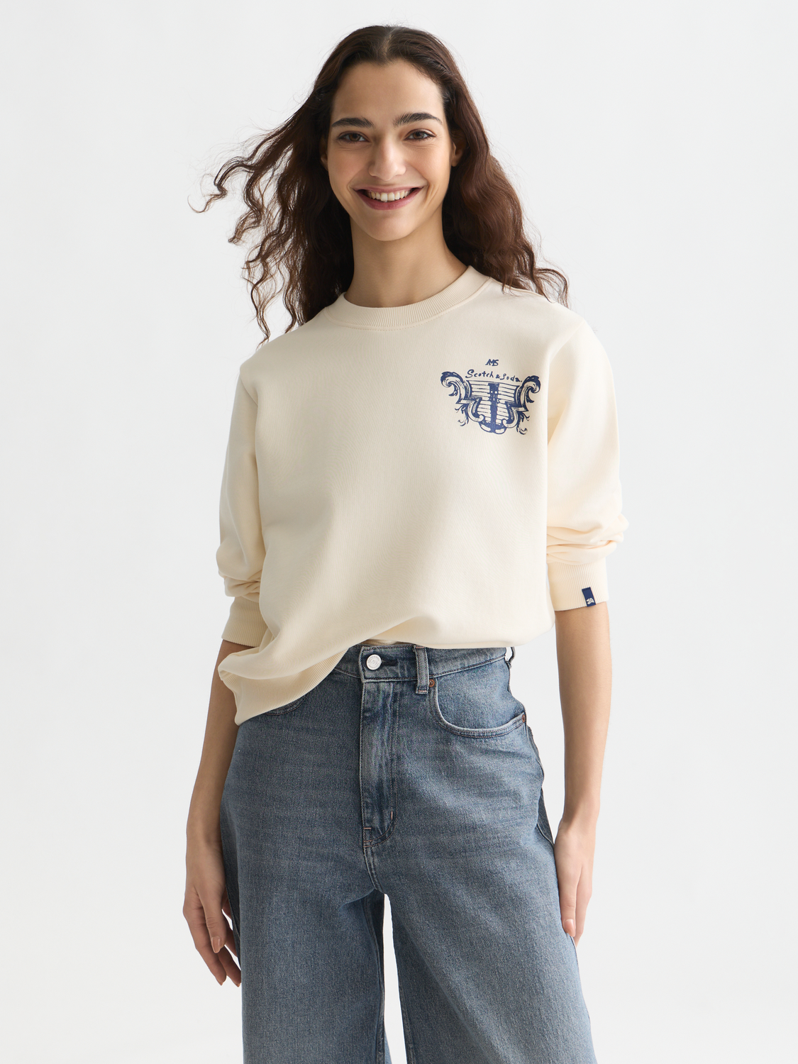 Chest Artwork Regular-Fit Sweatshirt