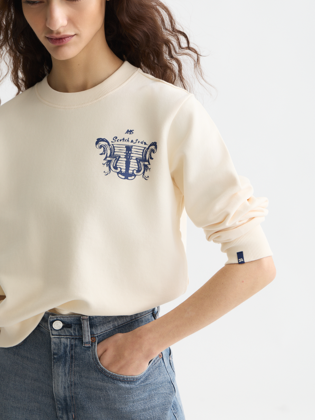 Chest Artwork Regular-Fit Sweatshirt
