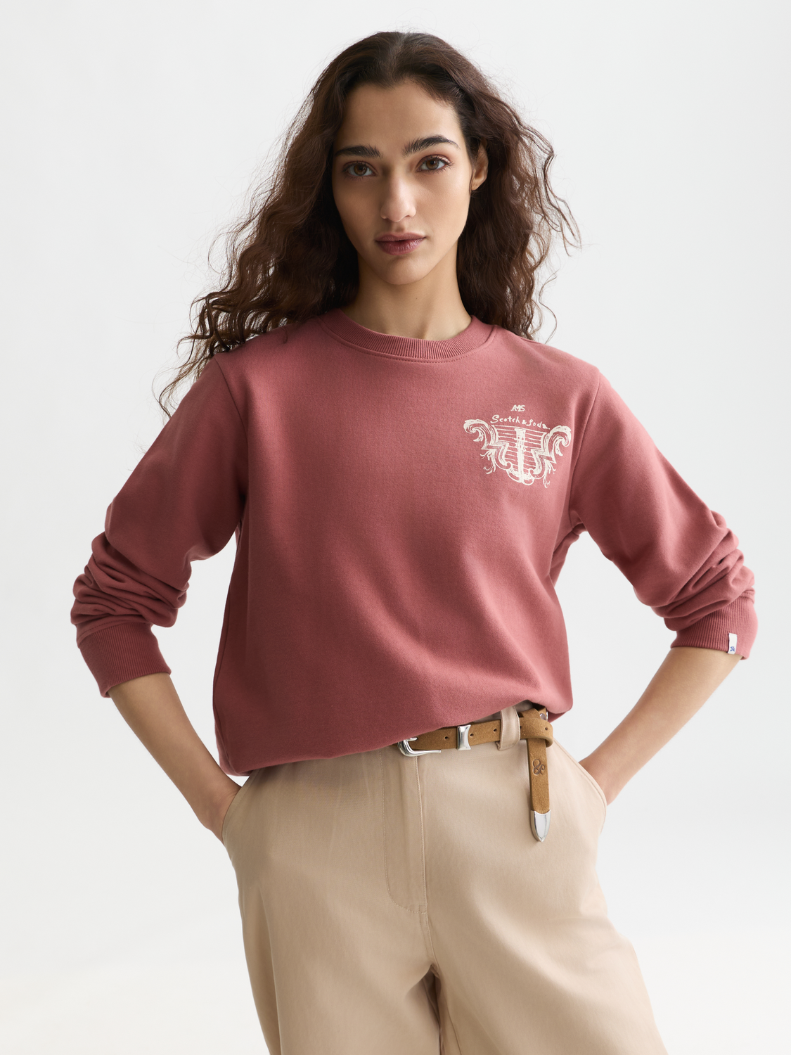 Chest Artwork Regular-Fit Sweatshirt