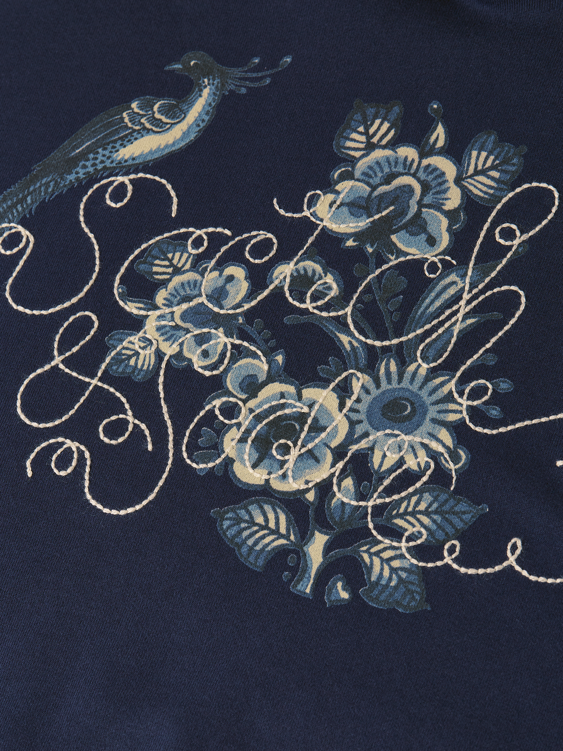 Scotch & Soda x Royal Delft Embroidered Relaxed Hoodie