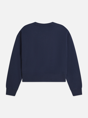 Ribon Embroidery Loose-Fit Sweatshirt