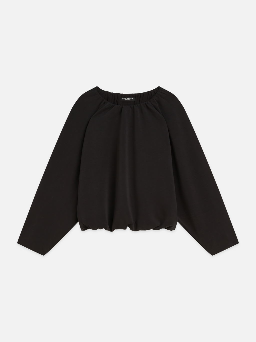 Gathered Tencel Sweatshirt