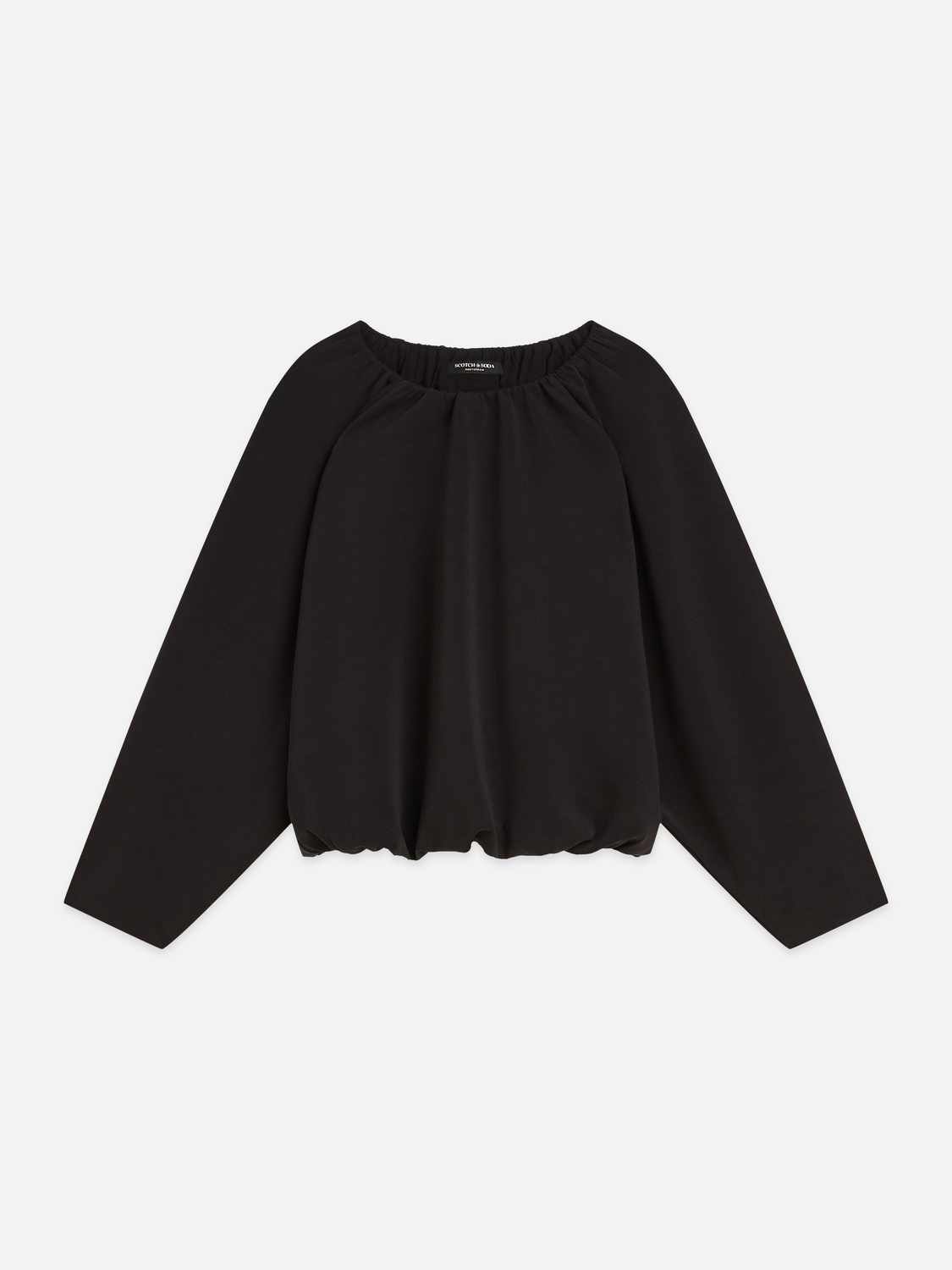 Gathered Tencel Sweatshirt