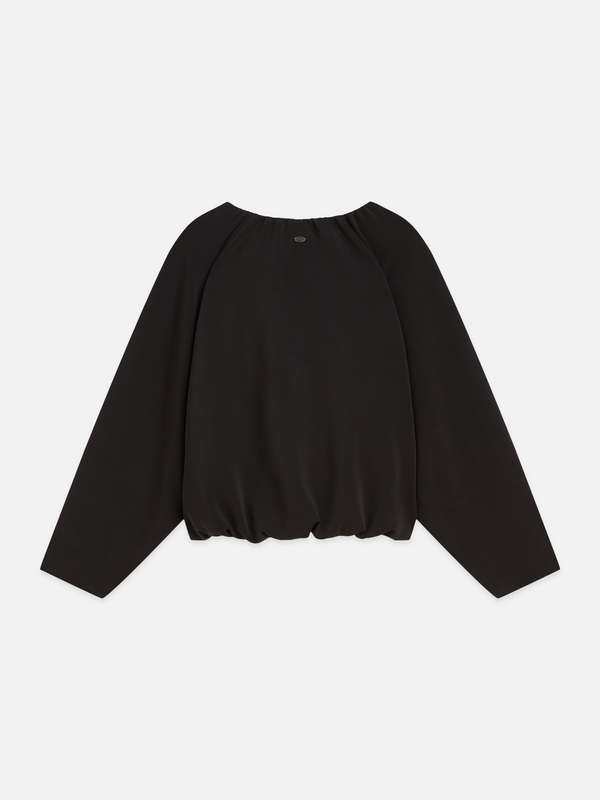 Gathered Tencel Sweatshirt