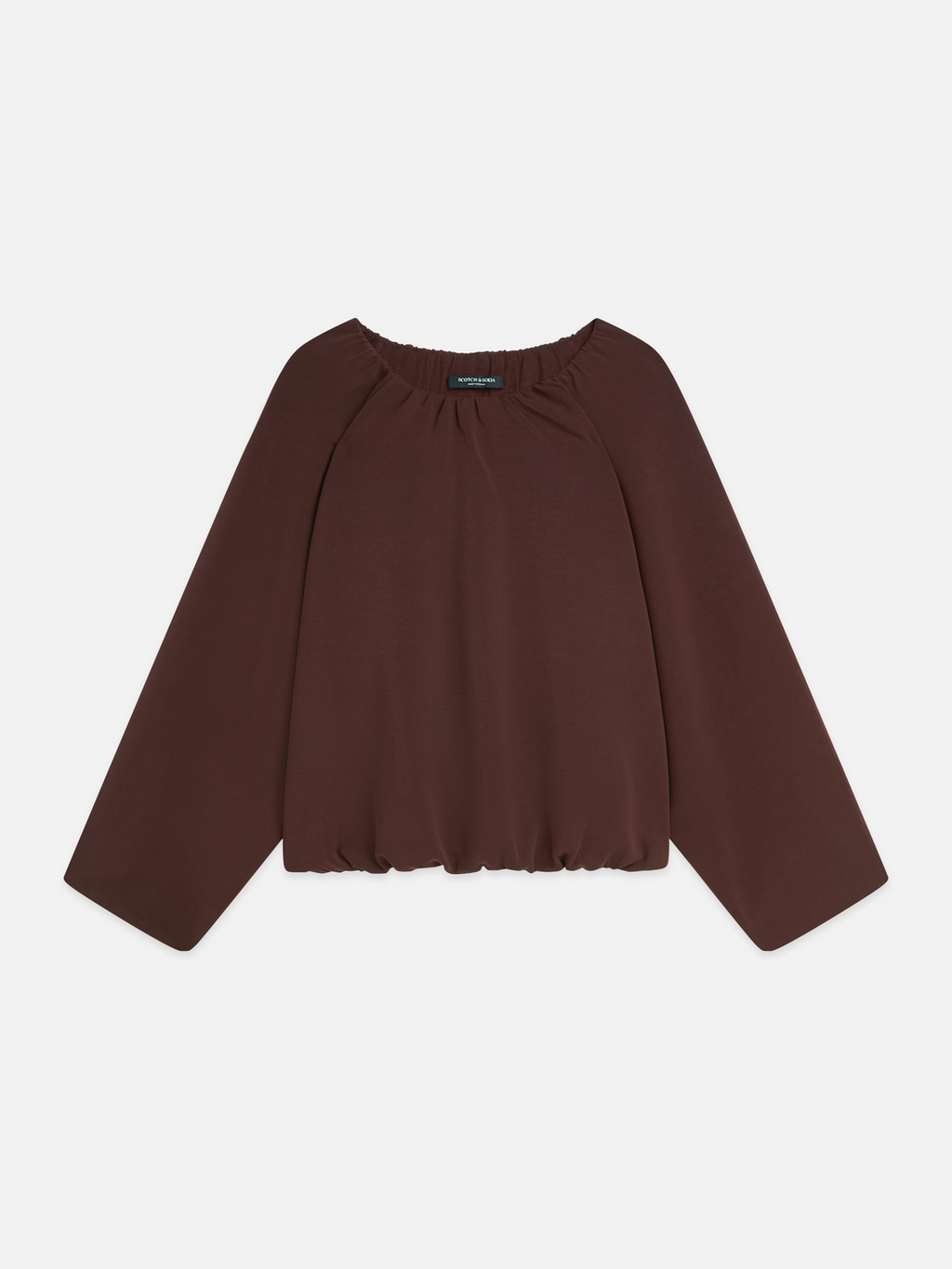 Gathered Tencel Sweatshirt