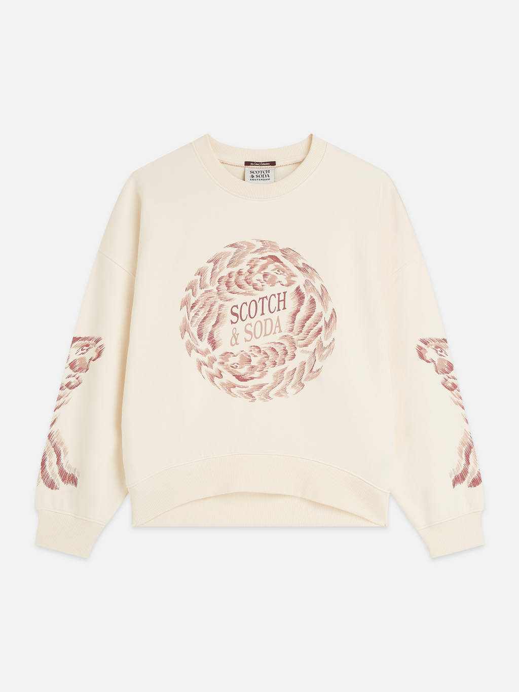 Sweat-shirt coupe oversize avec illustration sur le devant