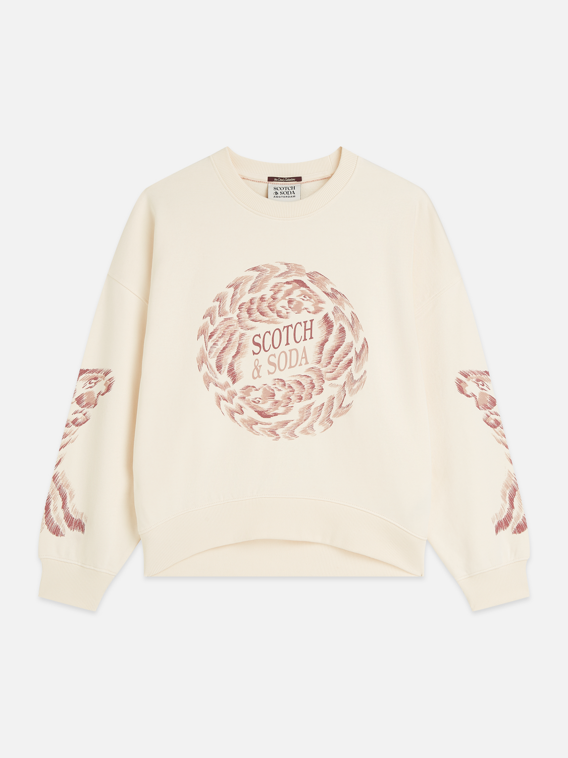 Sweat-shirt coupe oversize avec illustration sur le devant