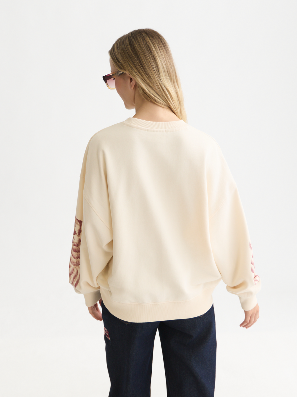 Sweat-shirt coupe oversize avec illustration sur le devant