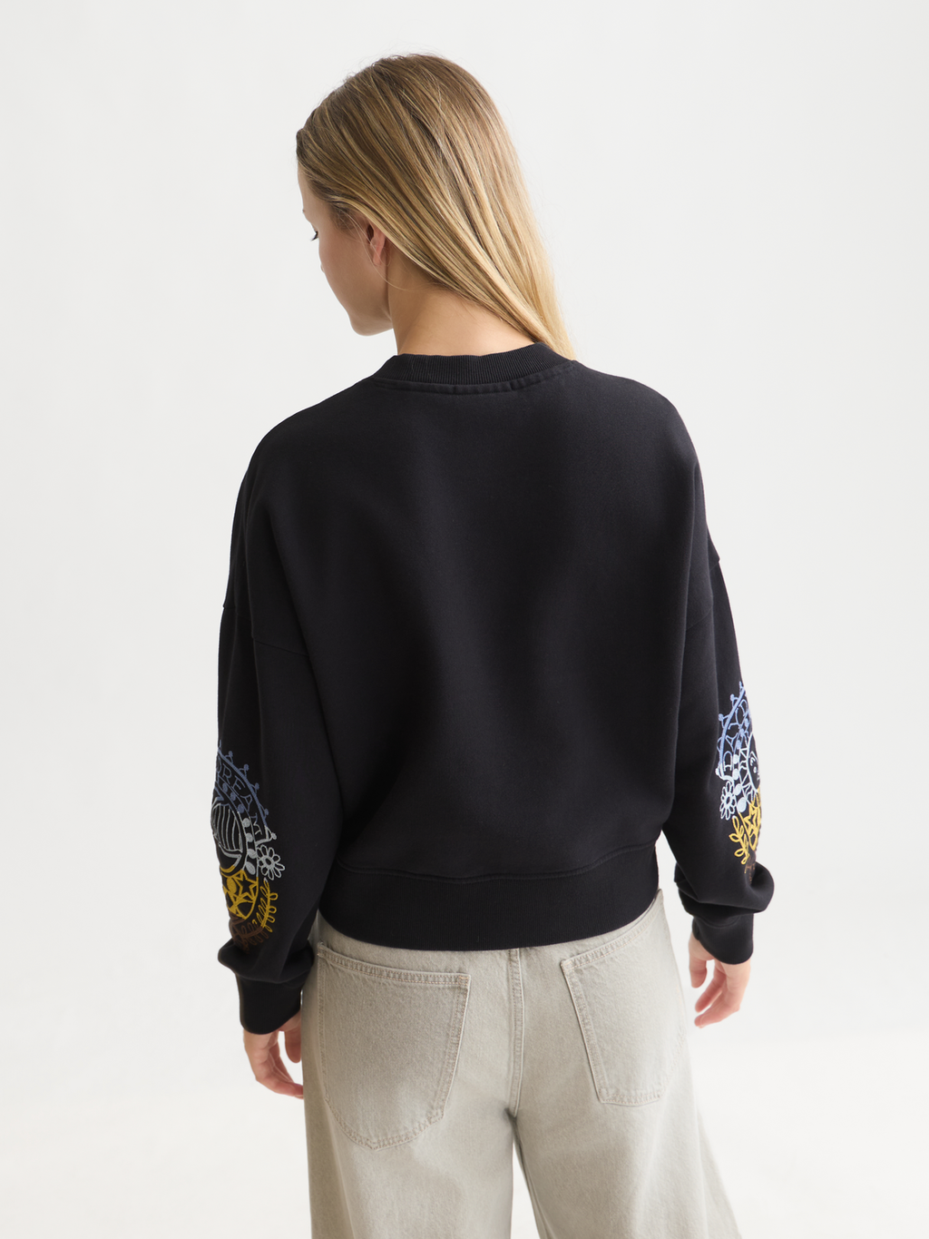 Relaxed Embroidered Cotton Sweatshirt