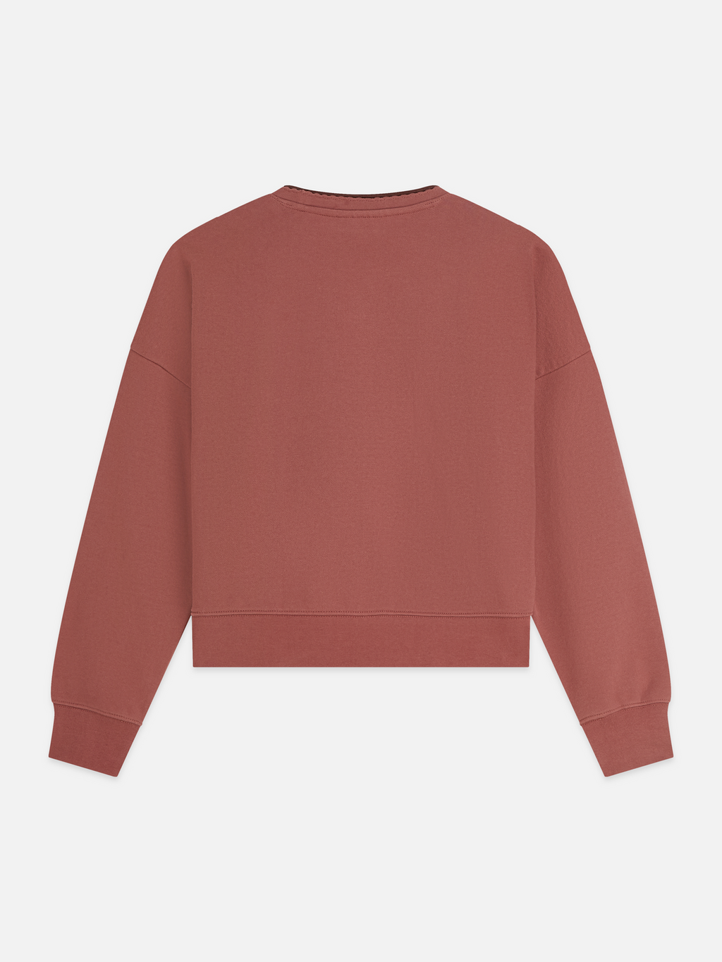 Sweat-shirt coupe décontractée avec broderie sur la poitrine