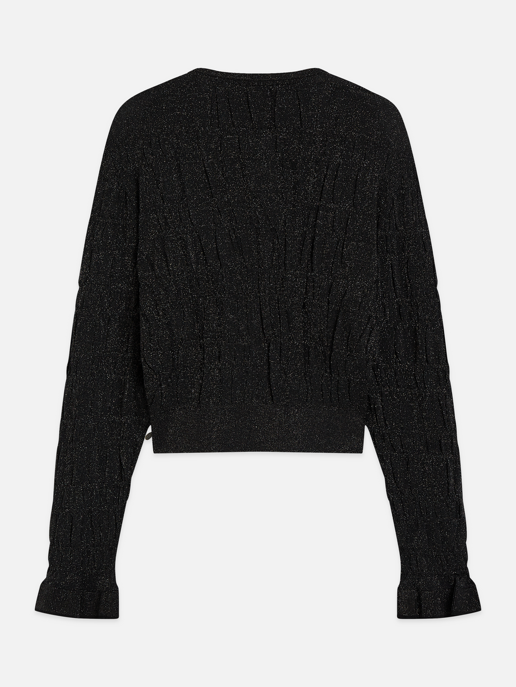 Viscose-Blend Smock Stitch Cardigan