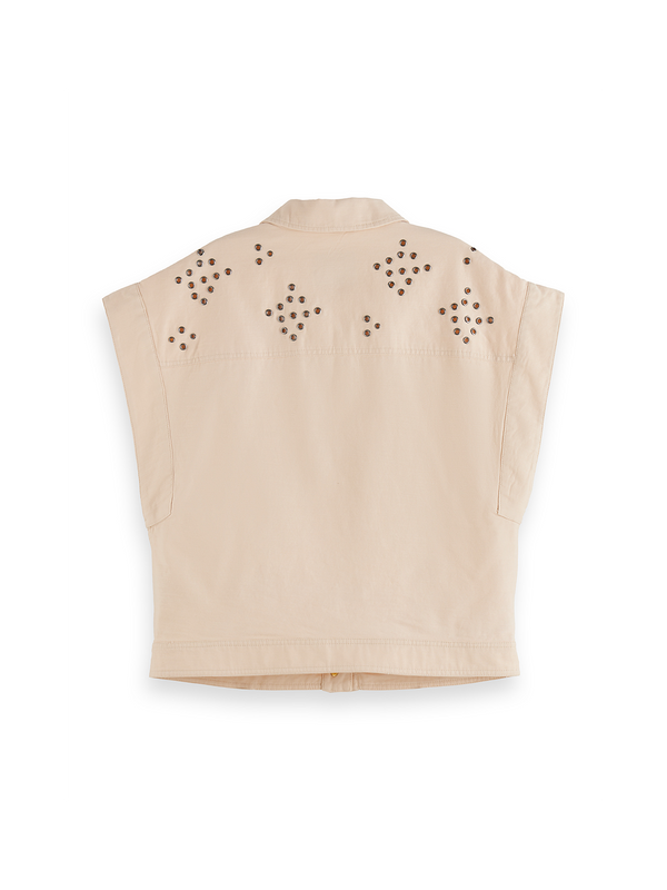Cotton Sleeveless Festival Jacket