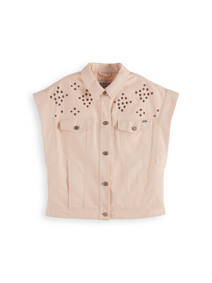 Cotton Sleeveless Festival Jacket