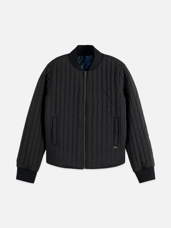 Quilted Reversible Bomber Jacket
