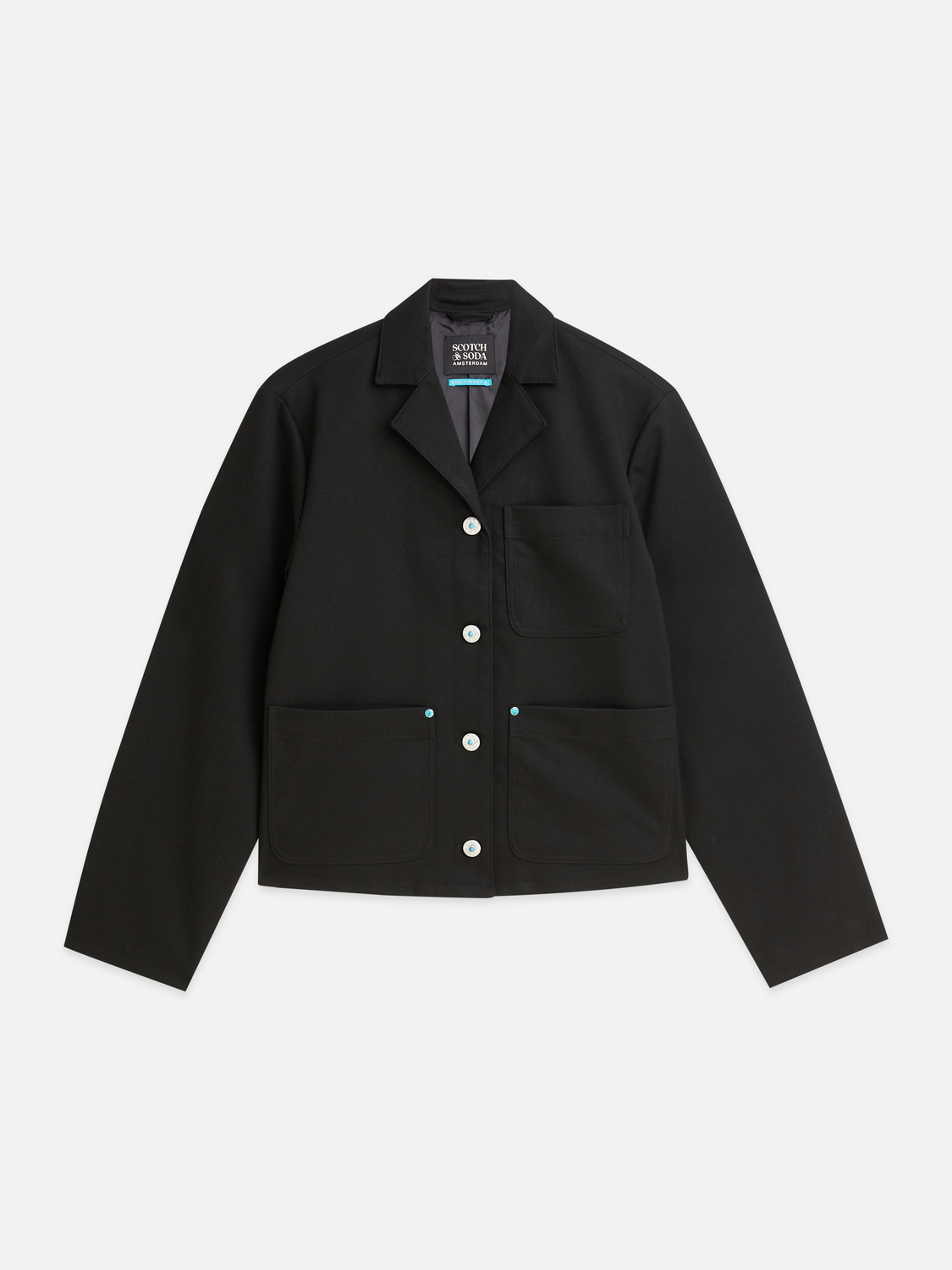 Detaillierte Jeansjacke im Western-Stil