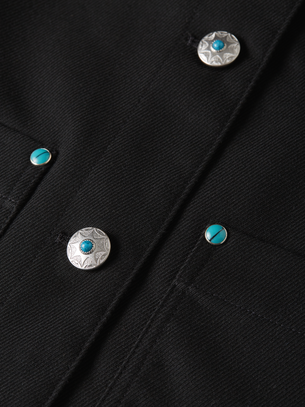 Detaillierte Jeansjacke im Western-Stil
