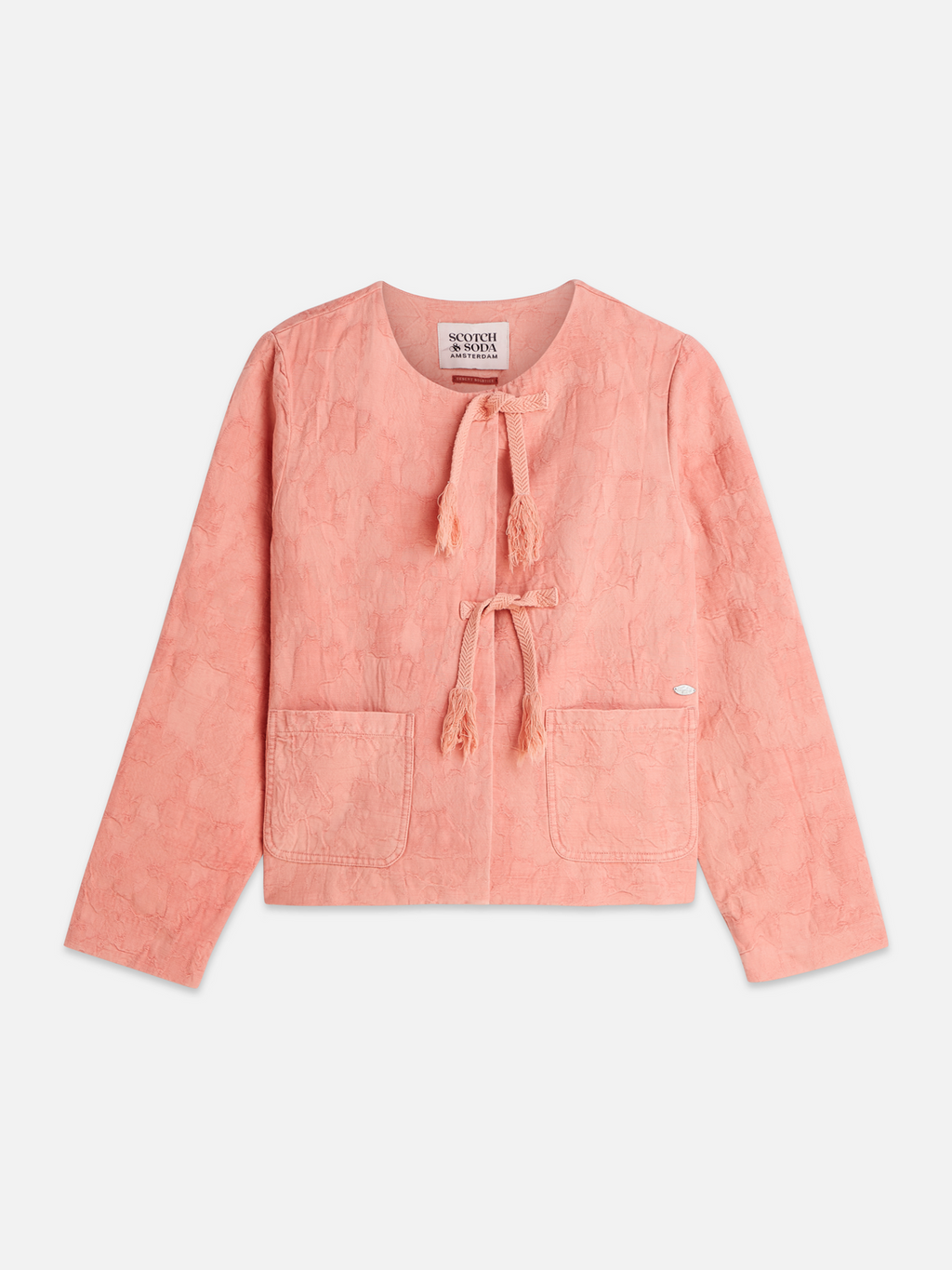 Strukturierter Jacquard-Blazer