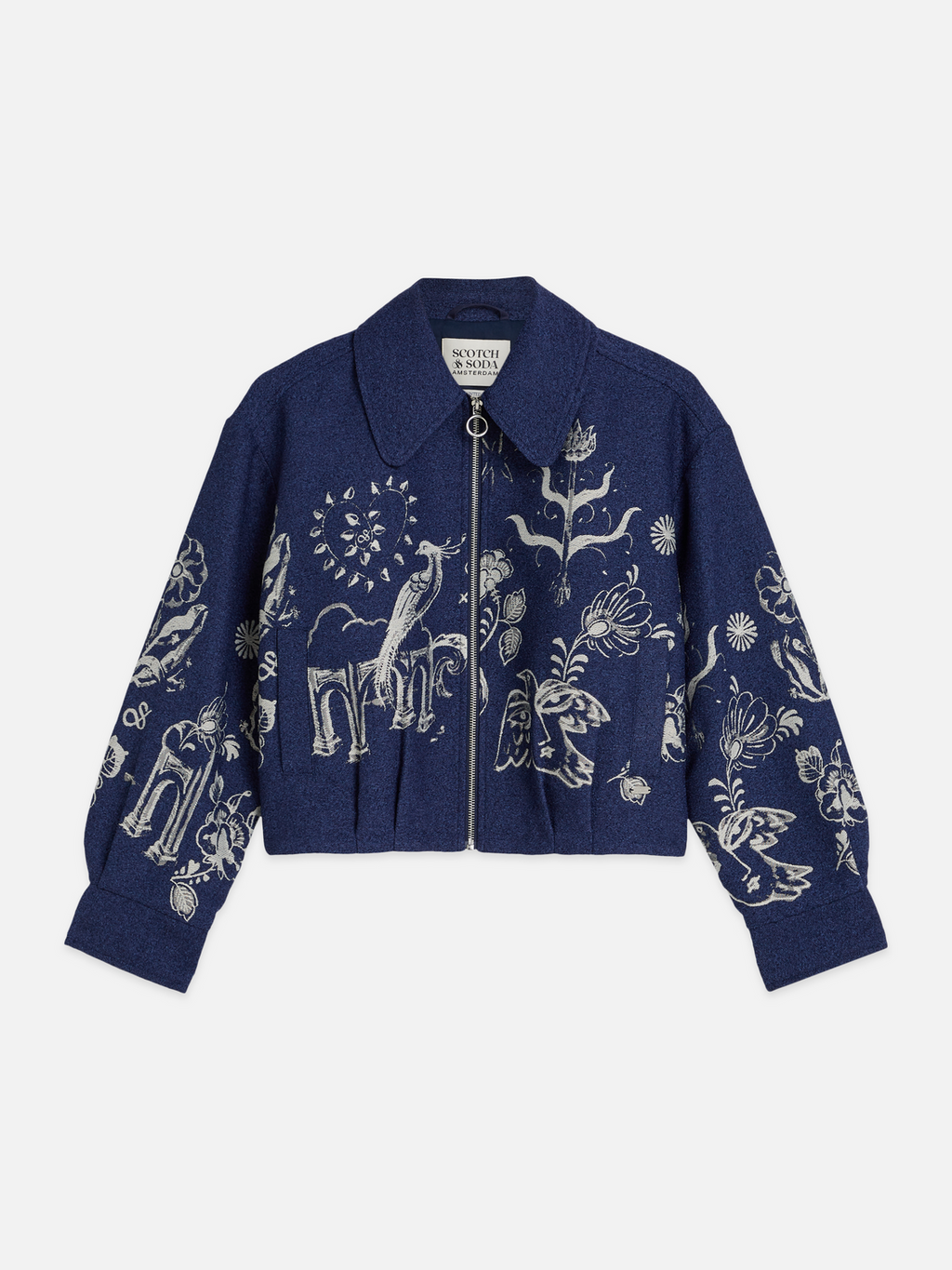 Scotch & Soda x Royal Delft Jacquard Jacket