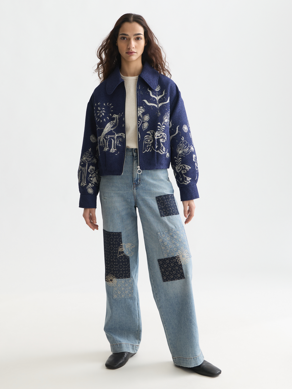Scotch & Soda x Royal Delft Jacquard Jacket