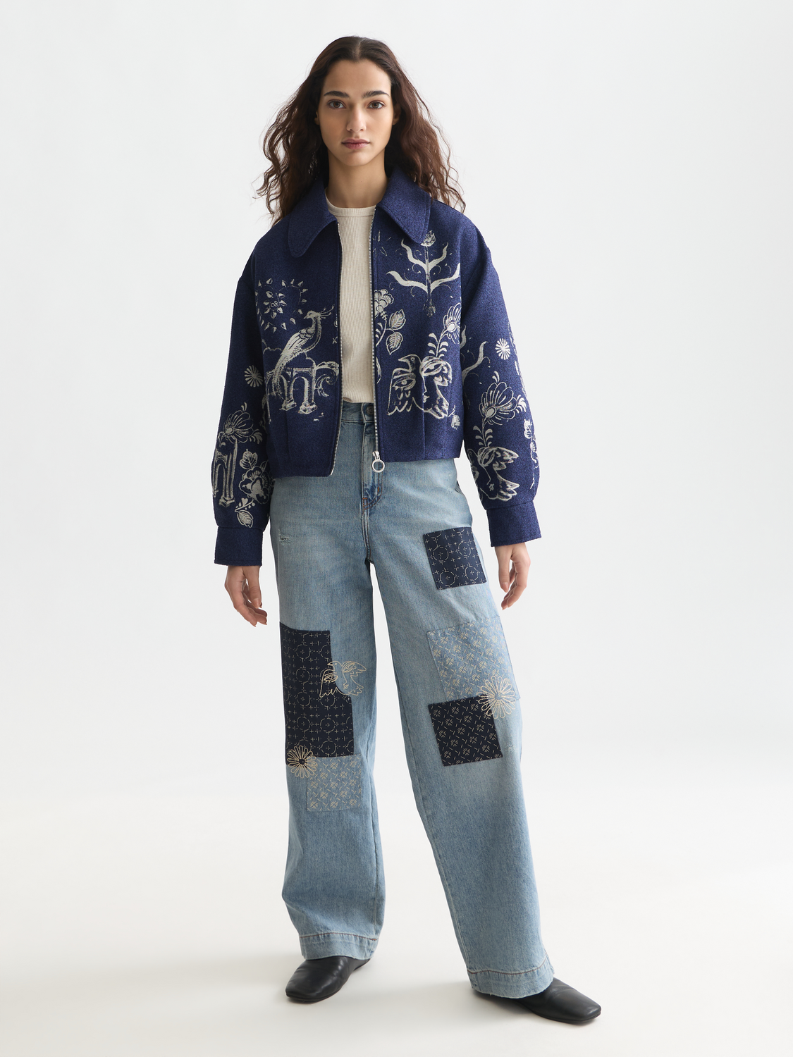 Scotch & Soda x Royal Delft Jacquard Jacket