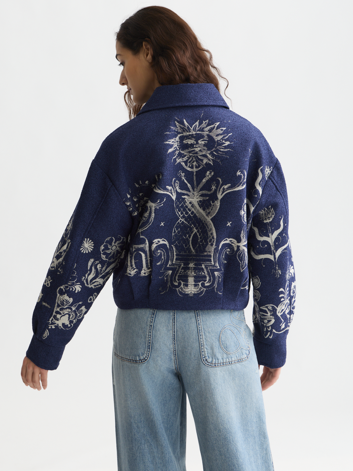 Scotch & Soda x Royal Delft Jacquard Jacket