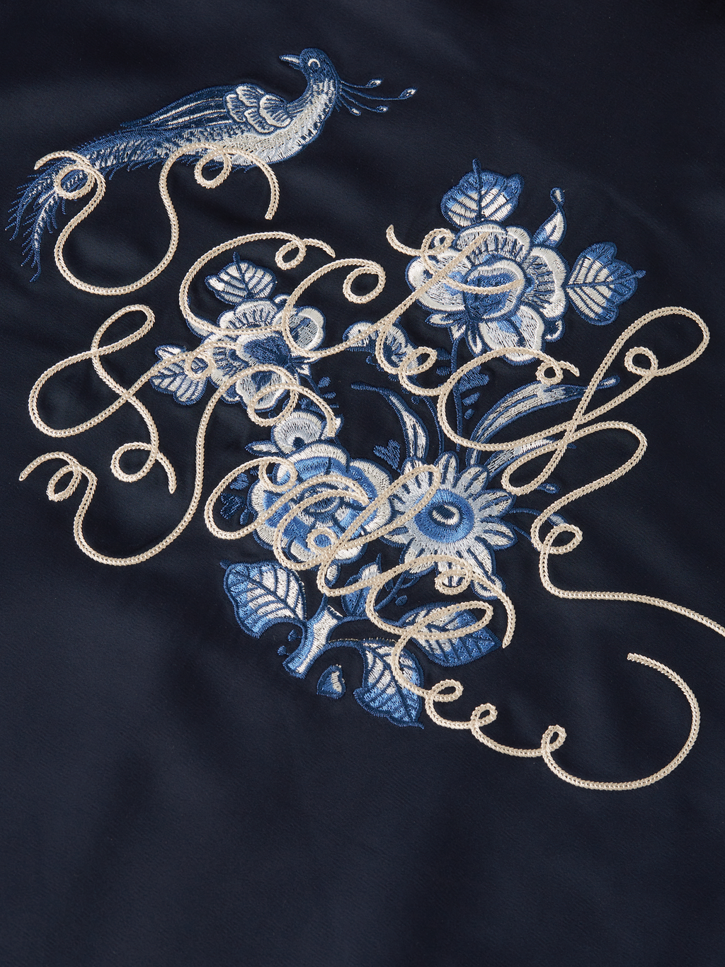 Scotch & Soda x Royal Delft Embroidered Satin Jacket