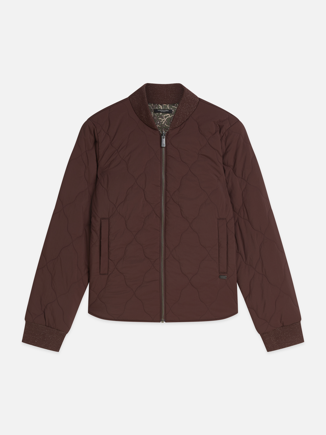 Blouson aviateur matelassé réversible