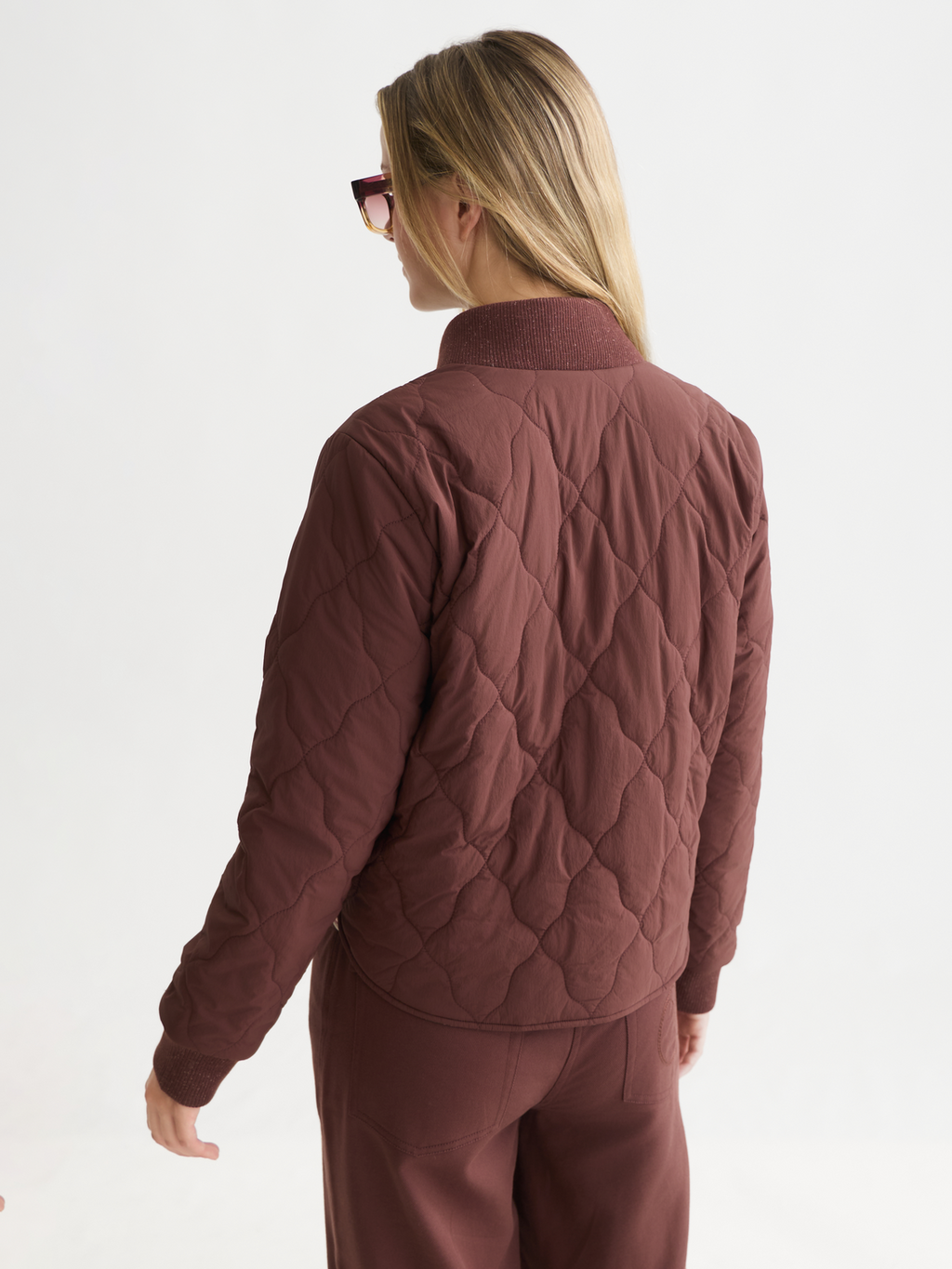 Blouson aviateur matelassé réversible