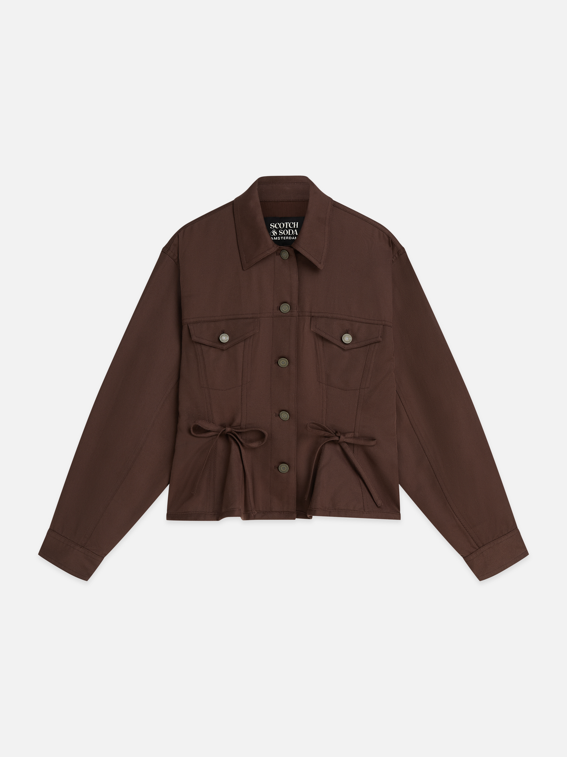 Fitted Lyocell Trucker Jacket