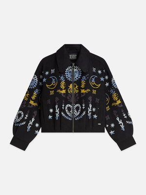 Jacquard Zip Jacket