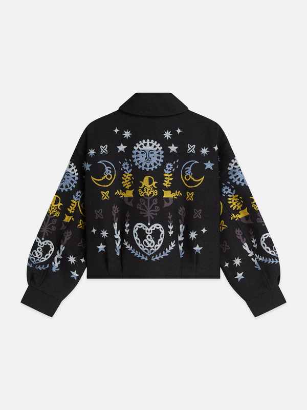 Jacquard Zip Jacket