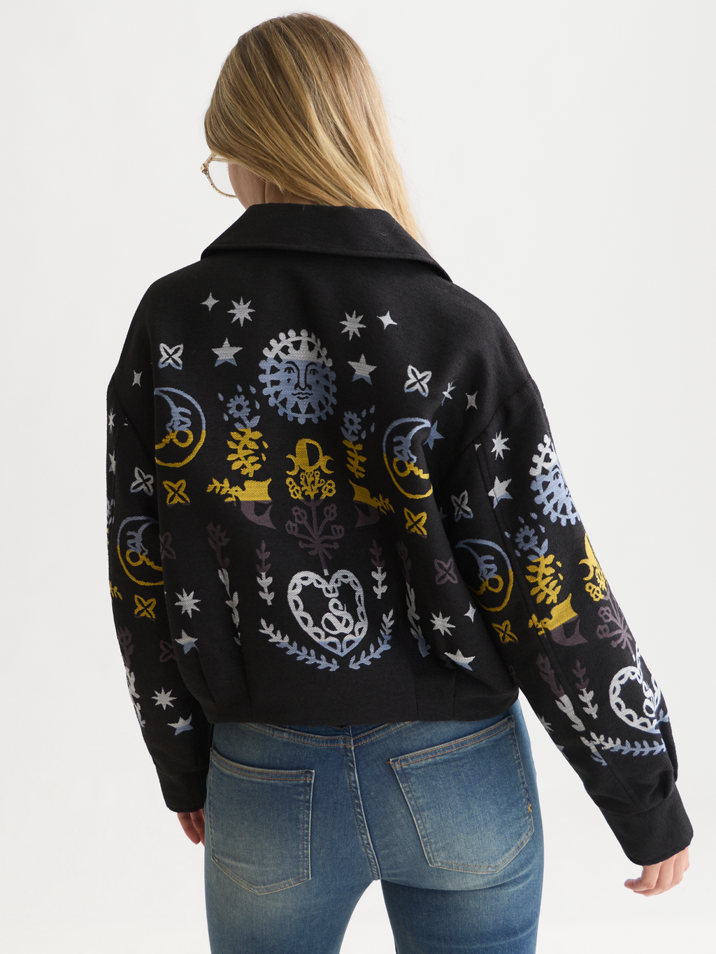Jacquard Zip Jacket