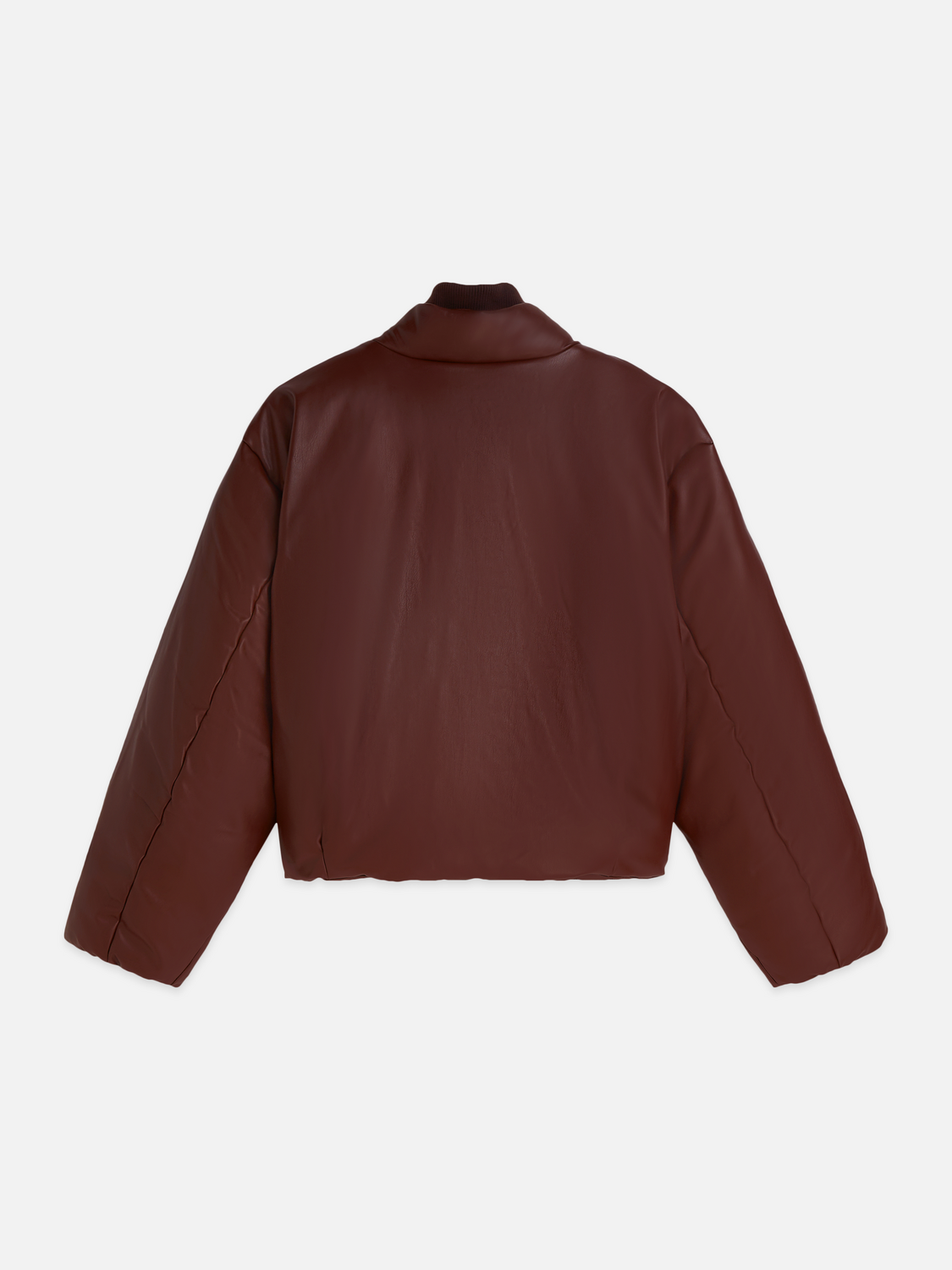 Faux Leather Short Jacket