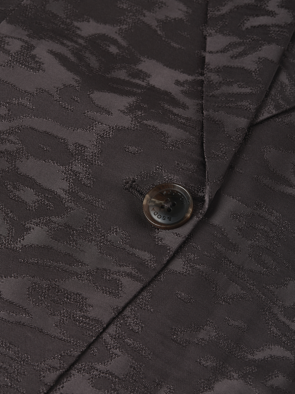 Relaxed Jacquard Single Breasted Blazer