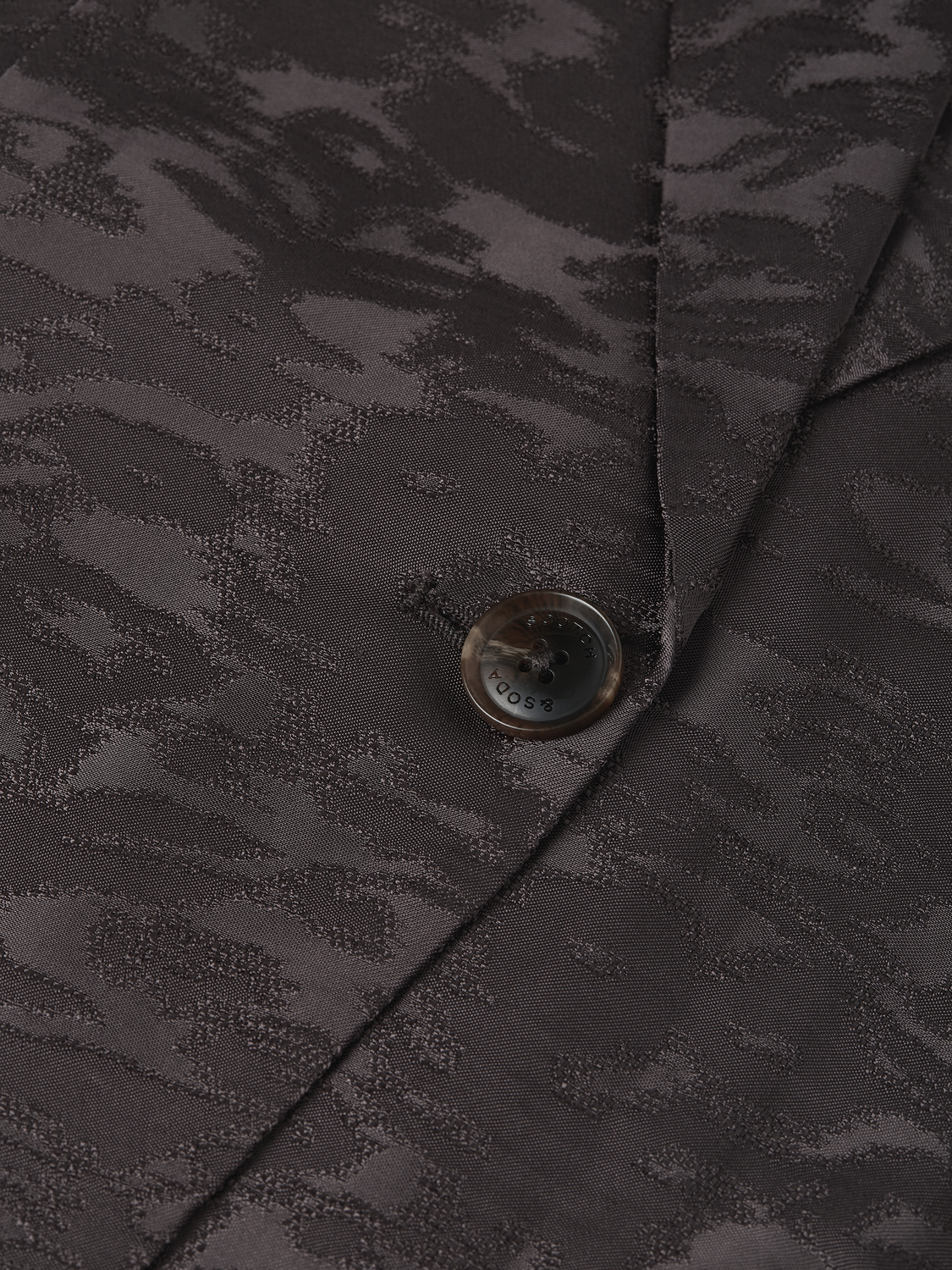 Relaxed Jacquard Single Breasted Blazer