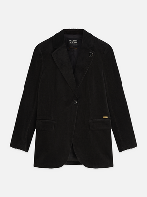 Relaxed Corduroy Single Breasted Blazer